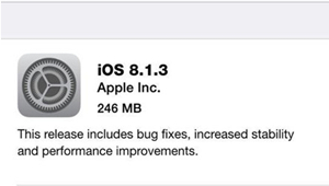 iPhone6 iOS 8.1.3ʽٷ˵