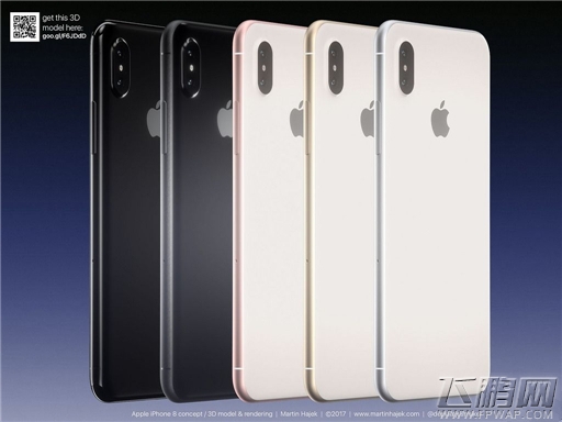 更多iPhone 8渲染图 哪个颜色更好看？ (5)